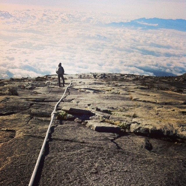 Picture of mountain climbing
